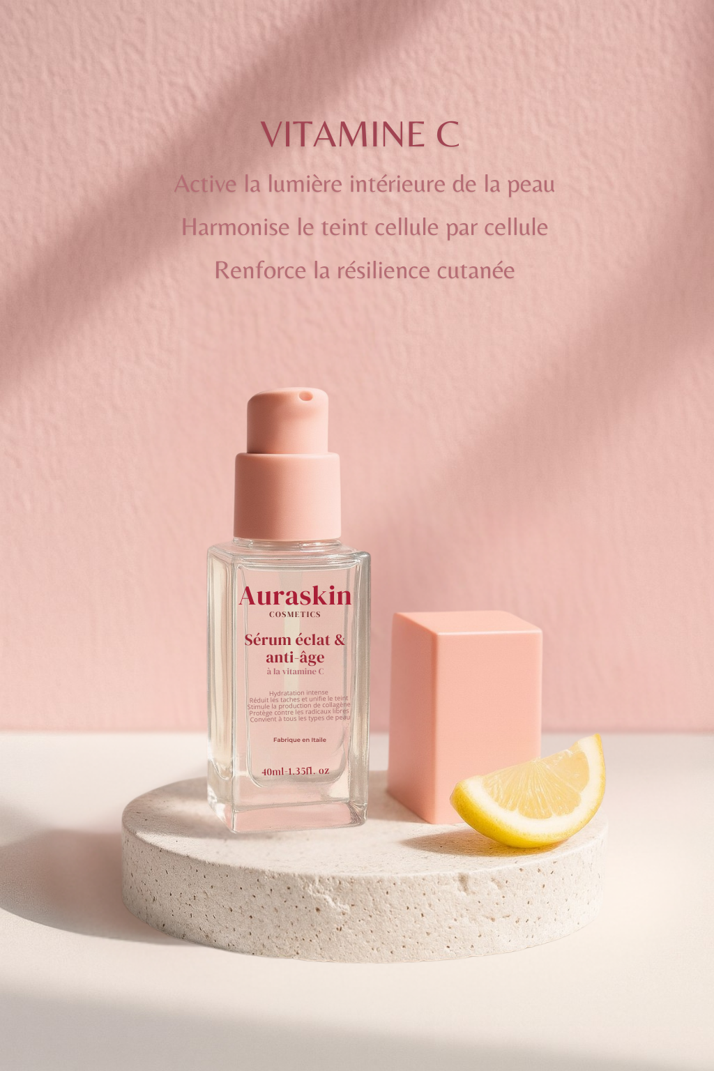 Sérum éclat et anti-âge à la vitamine C